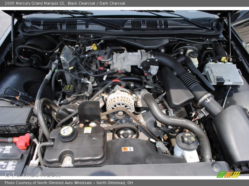Black Clearcoat / Dark Charcoal 2005 Mercury Grand Marquis GS