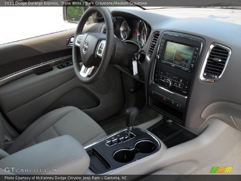 Stone White / Dark Graystone/Medium Graystone 2011 Dodge Durango Express