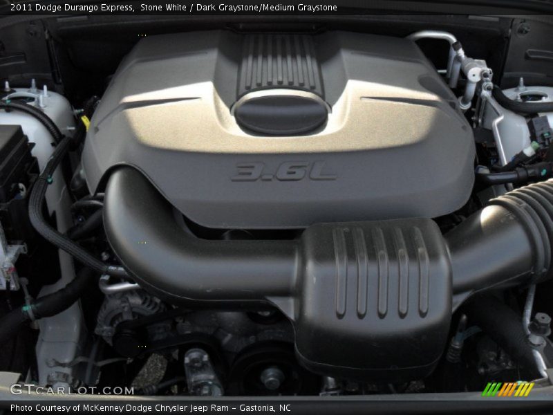 Stone White / Dark Graystone/Medium Graystone 2011 Dodge Durango Express