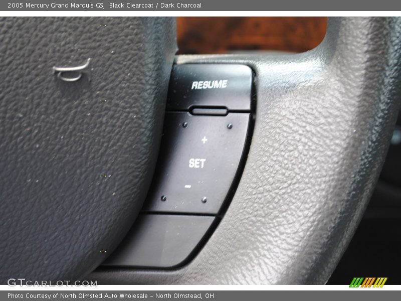 Black Clearcoat / Dark Charcoal 2005 Mercury Grand Marquis GS