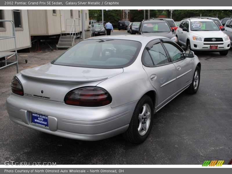 Galaxy Silver Metallic / Graphite 2002 Pontiac Grand Prix SE Sedan