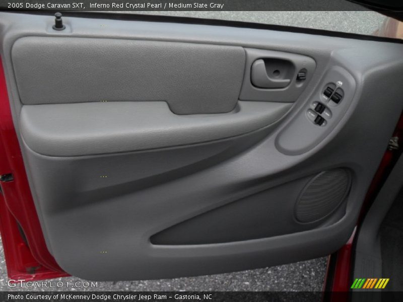 Inferno Red Crystal Pearl / Medium Slate Gray 2005 Dodge Caravan SXT