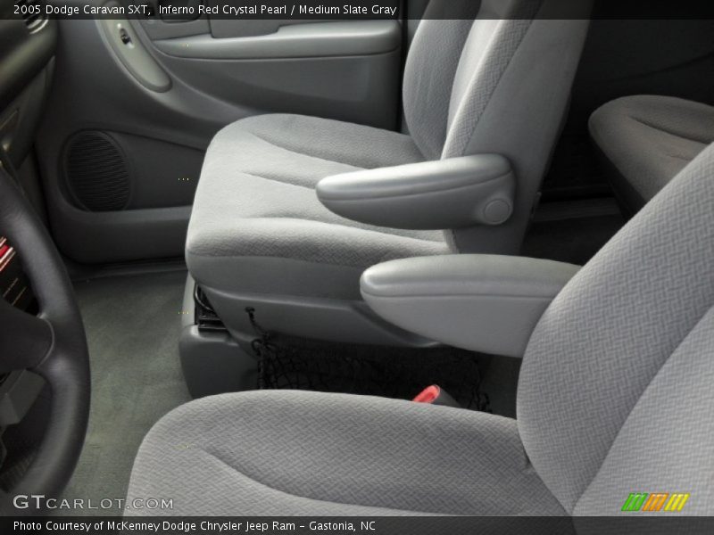Inferno Red Crystal Pearl / Medium Slate Gray 2005 Dodge Caravan SXT