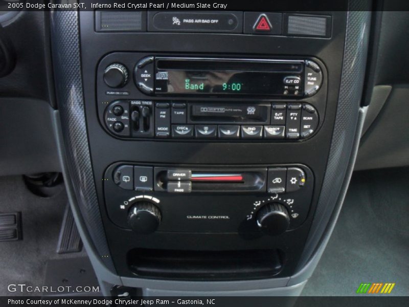 Inferno Red Crystal Pearl / Medium Slate Gray 2005 Dodge Caravan SXT