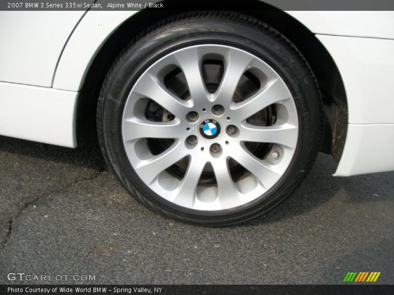 Alpine White / Black 2007 BMW 3 Series 335xi Sedan