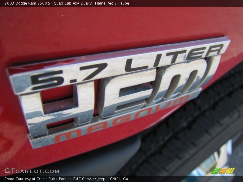  2003 Ram 3500 ST Quad Cab 4x4 Dually Logo