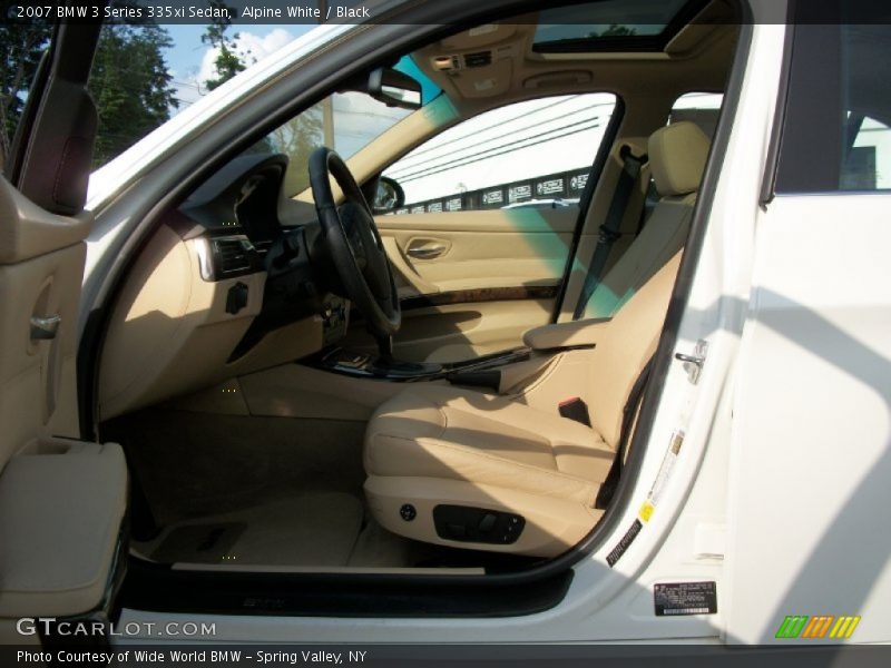 Alpine White / Black 2007 BMW 3 Series 335xi Sedan