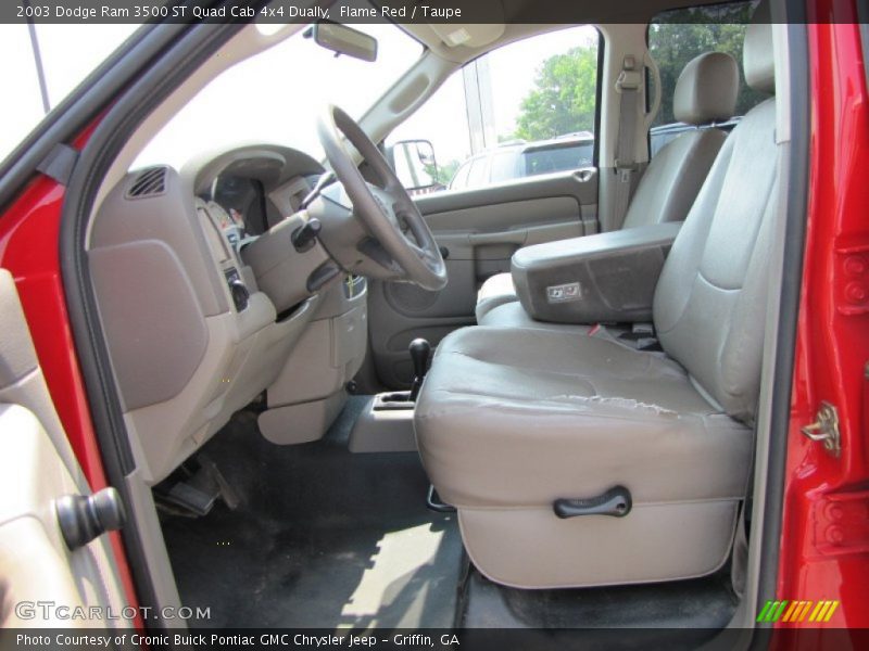  2003 Ram 3500 ST Quad Cab 4x4 Dually Taupe Interior