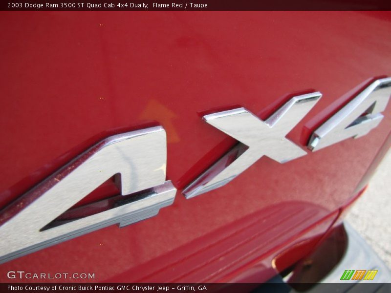  2003 Ram 3500 ST Quad Cab 4x4 Dually Logo