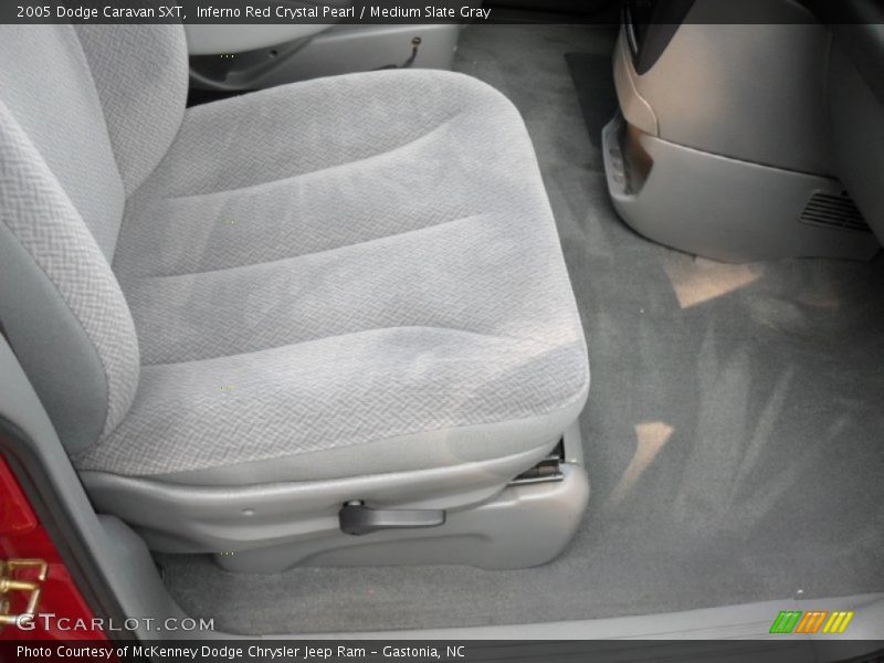 Inferno Red Crystal Pearl / Medium Slate Gray 2005 Dodge Caravan SXT