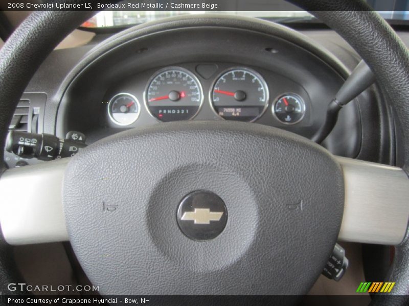 Bordeaux Red Metallic / Cashmere Beige 2008 Chevrolet Uplander LS