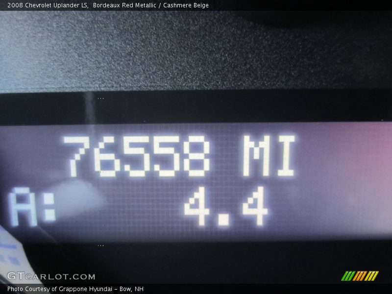 Bordeaux Red Metallic / Cashmere Beige 2008 Chevrolet Uplander LS