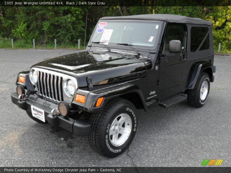 Black / Dark Slate Gray 2005 Jeep Wrangler Unlimited 4x4