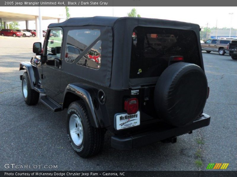 Black / Dark Slate Gray 2005 Jeep Wrangler Unlimited 4x4