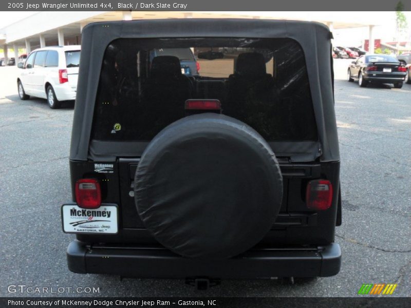 Black / Dark Slate Gray 2005 Jeep Wrangler Unlimited 4x4