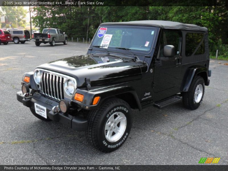 Black / Dark Slate Gray 2005 Jeep Wrangler Unlimited 4x4
