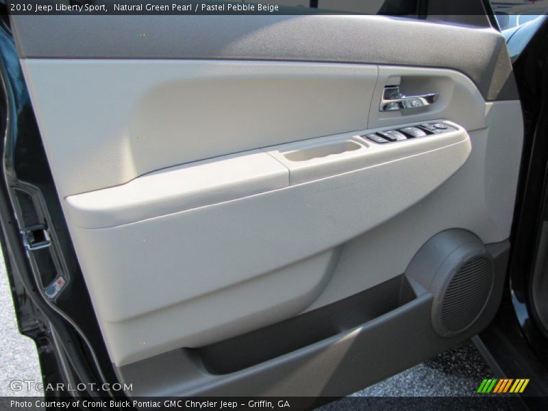 Natural Green Pearl / Pastel Pebble Beige 2010 Jeep Liberty Sport