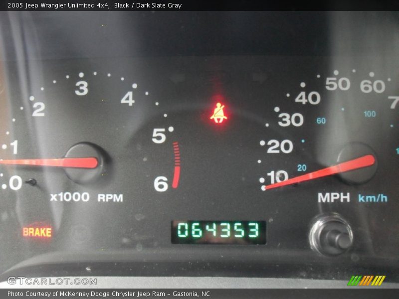 Black / Dark Slate Gray 2005 Jeep Wrangler Unlimited 4x4
