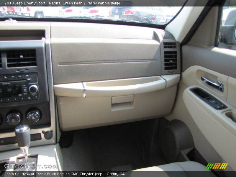 Natural Green Pearl / Pastel Pebble Beige 2010 Jeep Liberty Sport