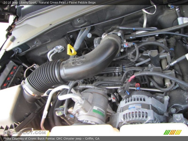 Natural Green Pearl / Pastel Pebble Beige 2010 Jeep Liberty Sport