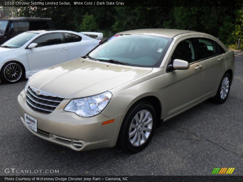 White Gold / Dark Slate Gray 2010 Chrysler Sebring Limited Sedan