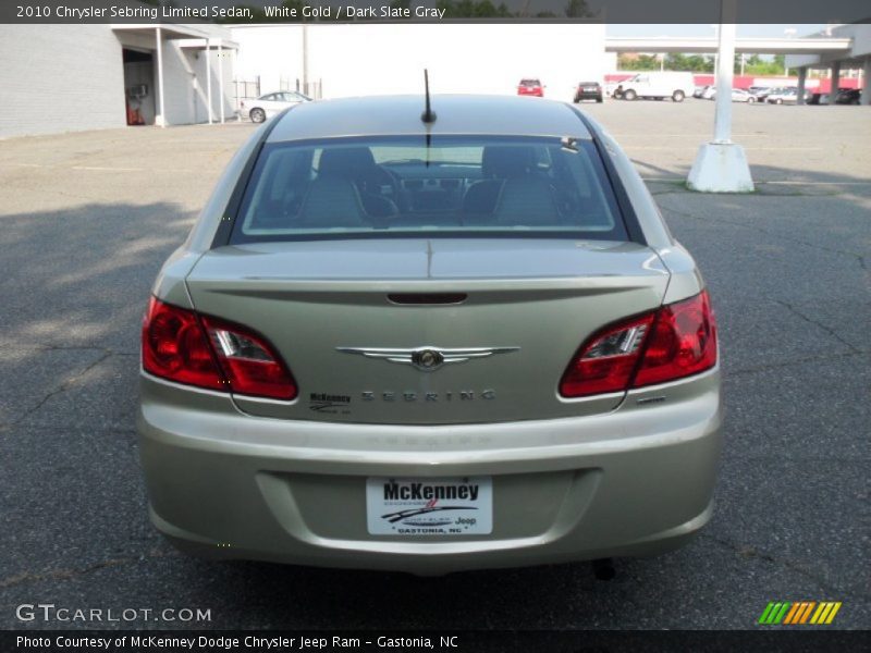 White Gold / Dark Slate Gray 2010 Chrysler Sebring Limited Sedan