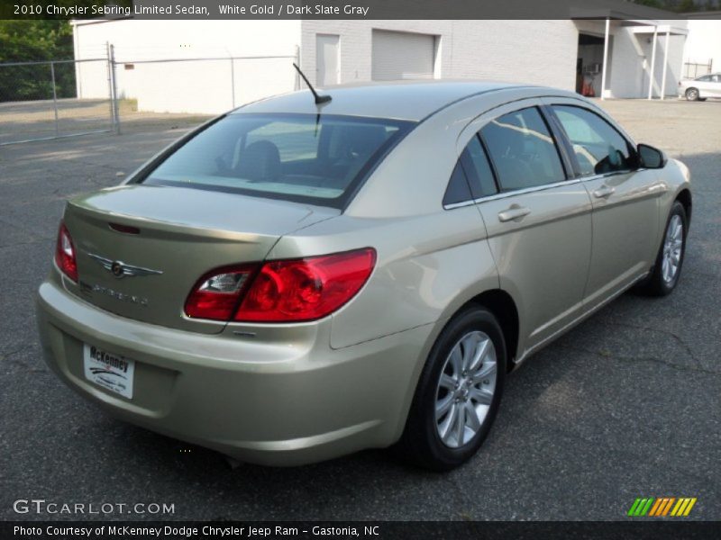 White Gold / Dark Slate Gray 2010 Chrysler Sebring Limited Sedan