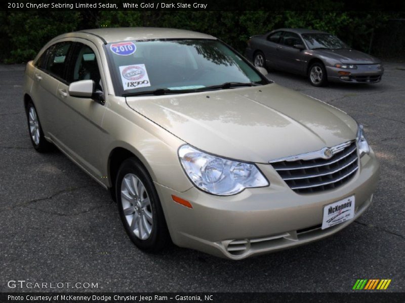 White Gold / Dark Slate Gray 2010 Chrysler Sebring Limited Sedan