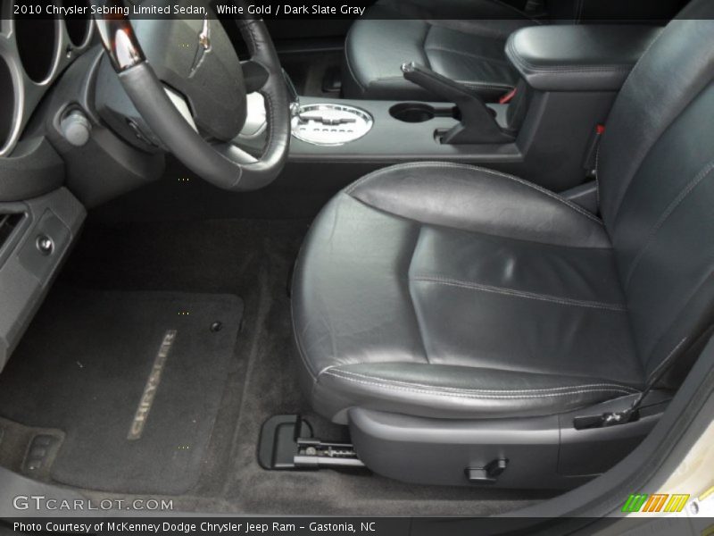 White Gold / Dark Slate Gray 2010 Chrysler Sebring Limited Sedan