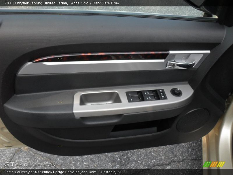 White Gold / Dark Slate Gray 2010 Chrysler Sebring Limited Sedan