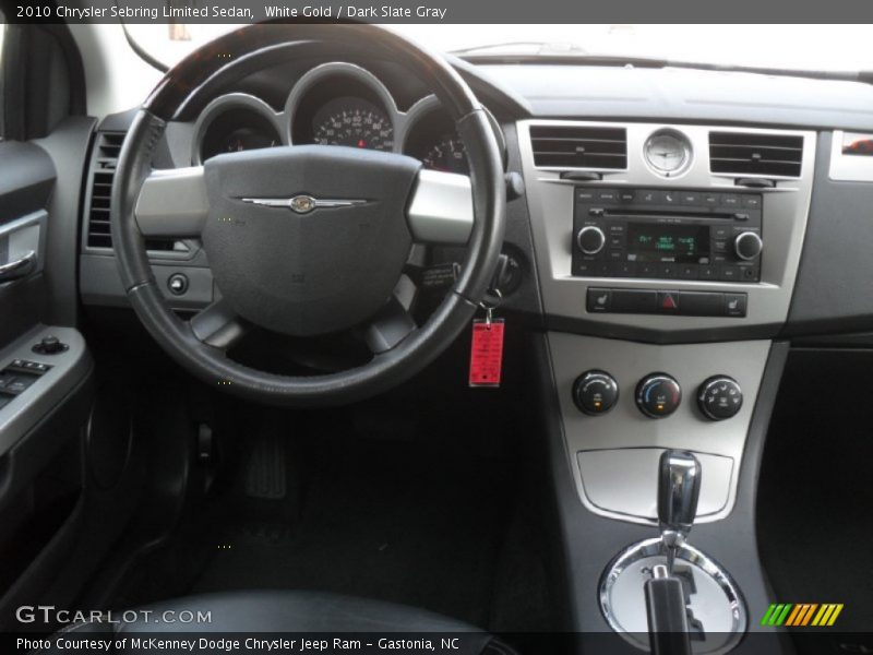 White Gold / Dark Slate Gray 2010 Chrysler Sebring Limited Sedan