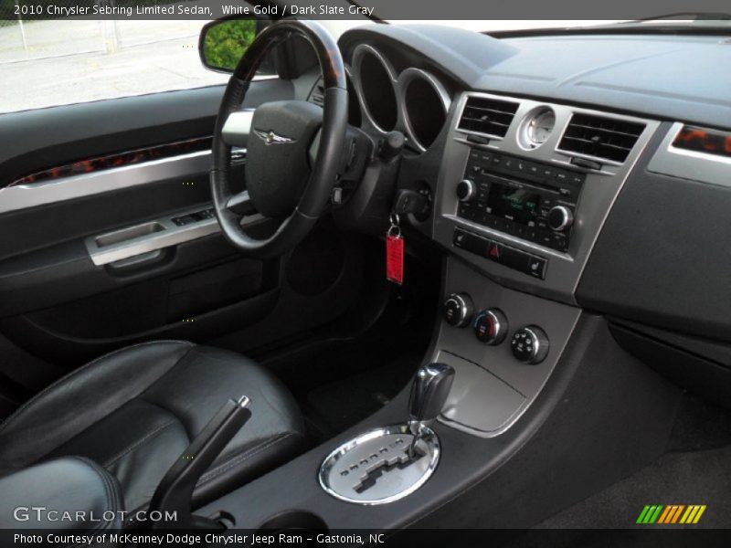 White Gold / Dark Slate Gray 2010 Chrysler Sebring Limited Sedan