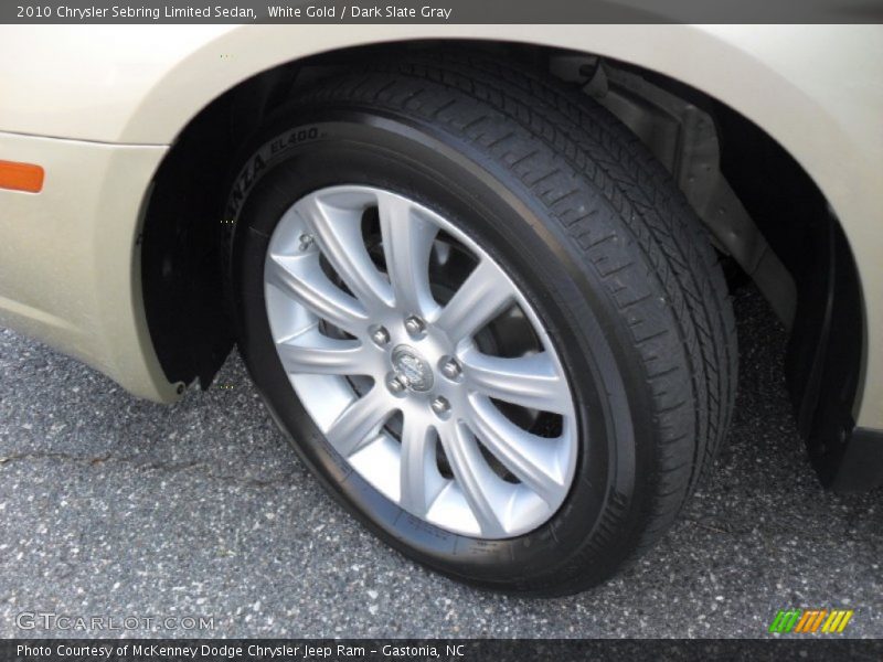 White Gold / Dark Slate Gray 2010 Chrysler Sebring Limited Sedan