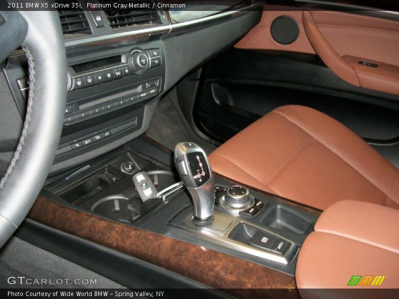 Platinum Gray Metallic / Cinnamon 2011 BMW X5 xDrive 35i