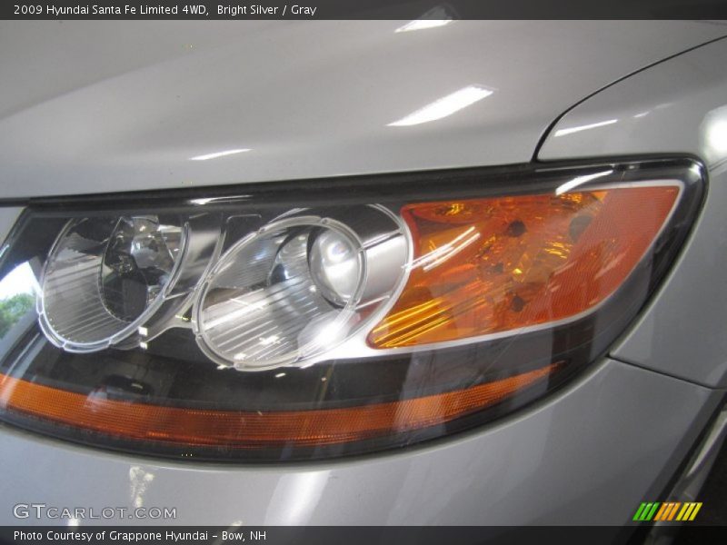 Bright Silver / Gray 2009 Hyundai Santa Fe Limited 4WD