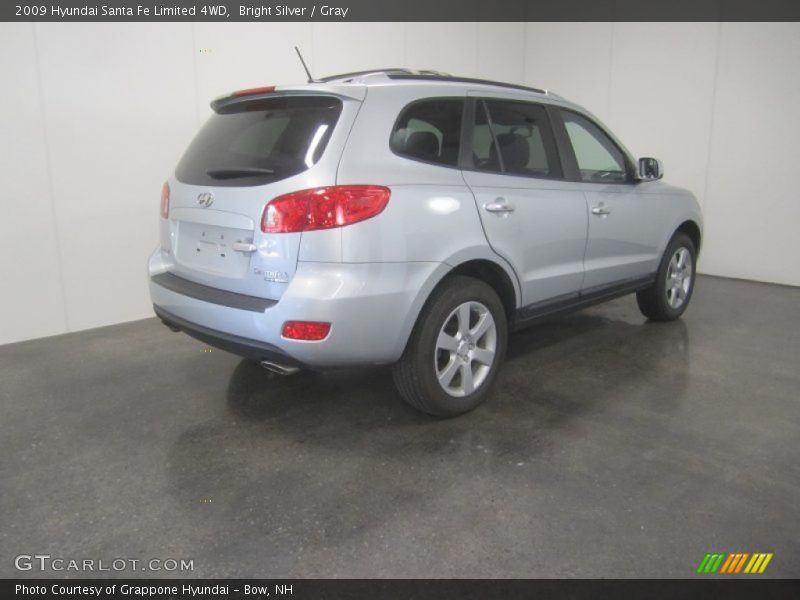 Bright Silver / Gray 2009 Hyundai Santa Fe Limited 4WD