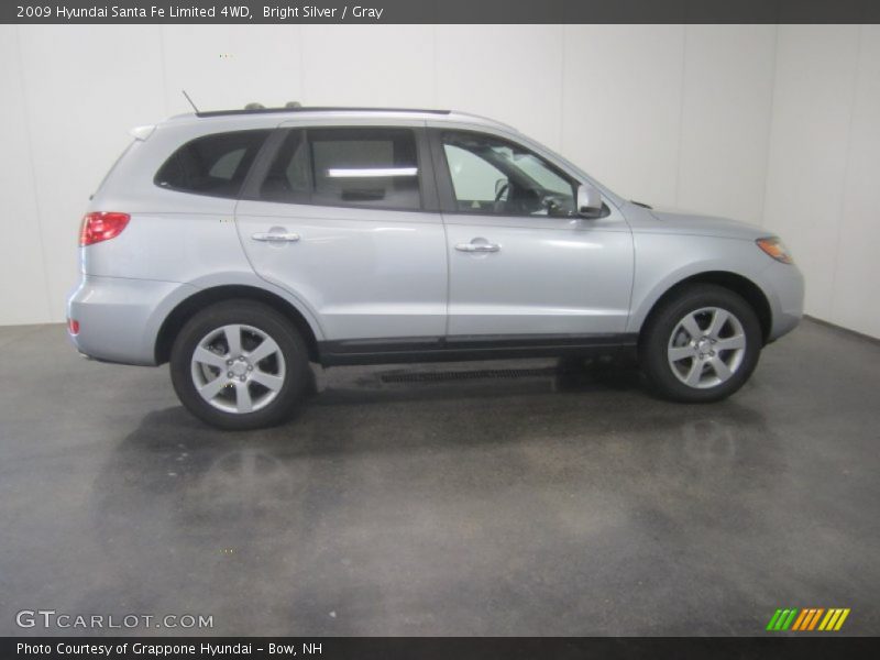 Bright Silver / Gray 2009 Hyundai Santa Fe Limited 4WD