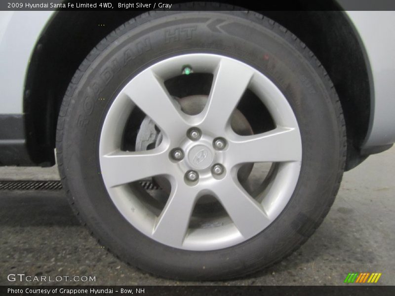 Bright Silver / Gray 2009 Hyundai Santa Fe Limited 4WD