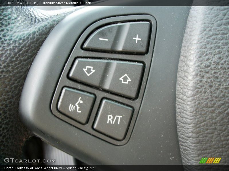 Titanium Silver Metallic / Black 2007 BMW X3 3.0si