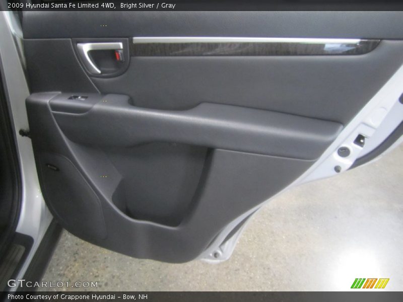 Bright Silver / Gray 2009 Hyundai Santa Fe Limited 4WD