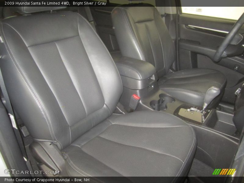 Bright Silver / Gray 2009 Hyundai Santa Fe Limited 4WD