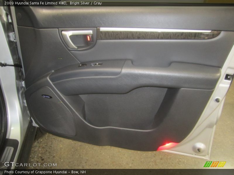 Bright Silver / Gray 2009 Hyundai Santa Fe Limited 4WD