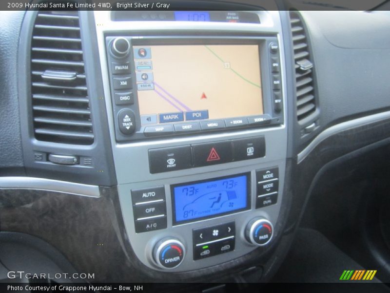 Bright Silver / Gray 2009 Hyundai Santa Fe Limited 4WD