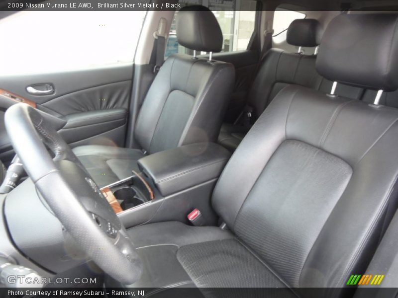 Brilliant Silver Metallic / Black 2009 Nissan Murano LE AWD