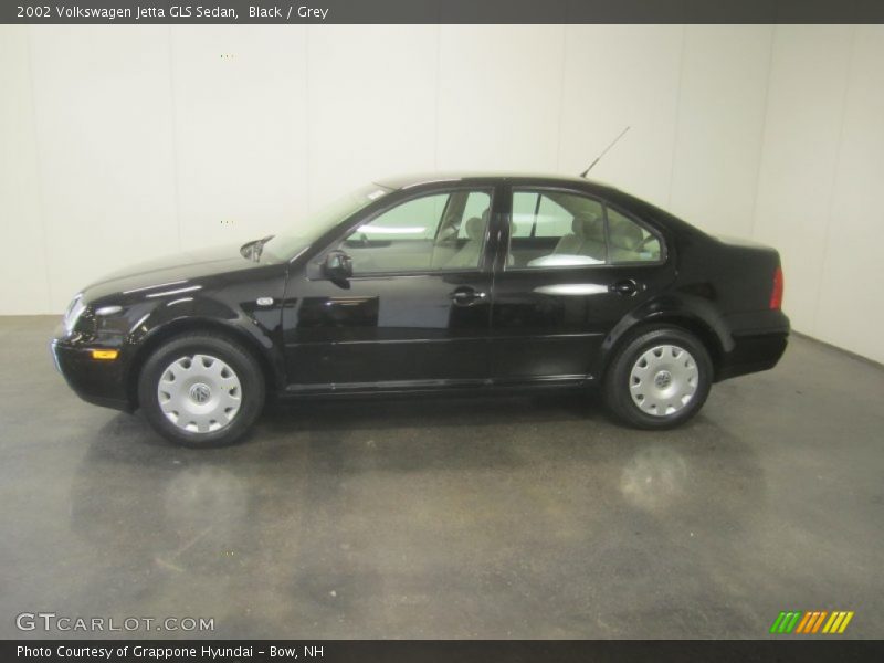Black / Grey 2002 Volkswagen Jetta GLS Sedan