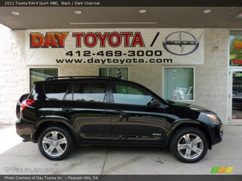 Black / Dark Charcoal 2011 Toyota RAV4 Sport 4WD