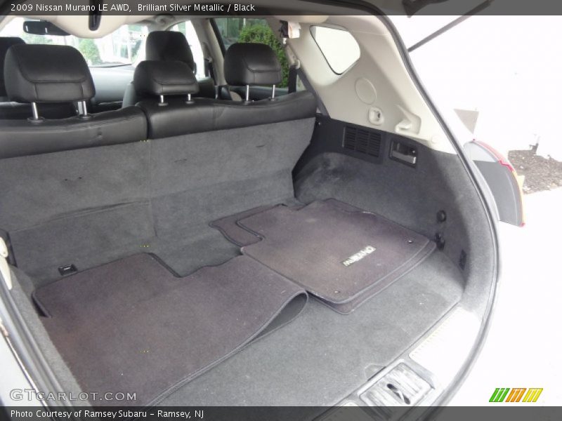 Brilliant Silver Metallic / Black 2009 Nissan Murano LE AWD