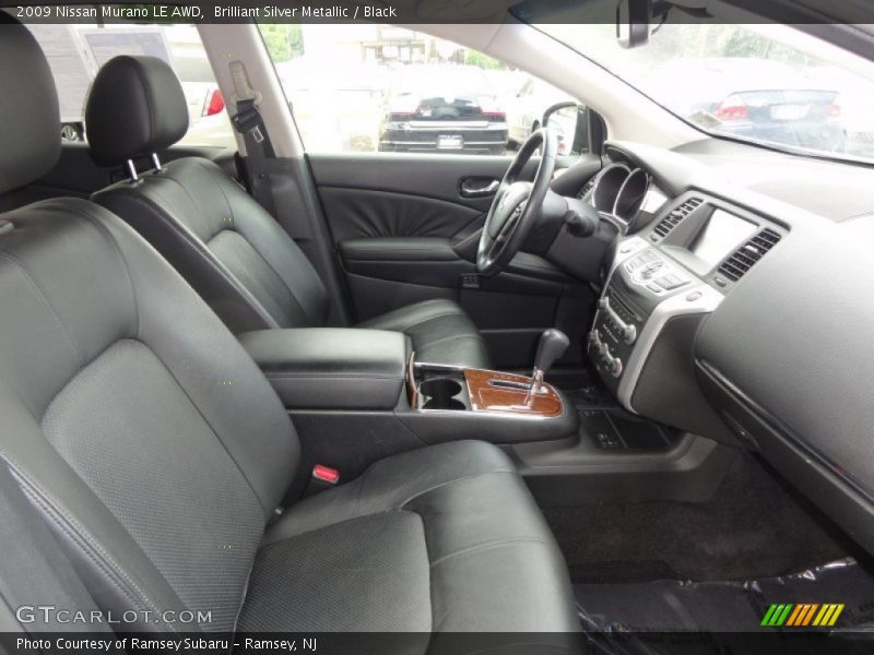 Brilliant Silver Metallic / Black 2009 Nissan Murano LE AWD