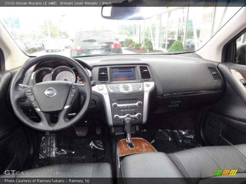 Brilliant Silver Metallic / Black 2009 Nissan Murano LE AWD