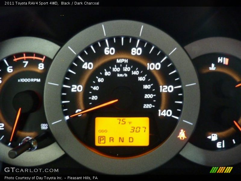 Black / Dark Charcoal 2011 Toyota RAV4 Sport 4WD